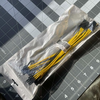 pci-e 8 pin female to dual 8 pin modular (6+2) male