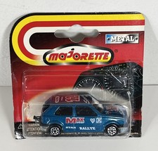 Majorette 156 Vw Golf Mk3 264 Blue Rallye 12 Max Motor Sport On Sealed Card