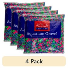 4 pack Aquarium Gravel, Rainbow, 2 lb