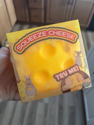 Sunny Days Giggle Zone Squeeze Cheese Squish Squeeze Toy Yellow Ages 3-4