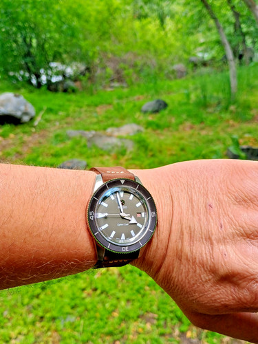 Rado Captain Cook Swiss Automatic Dive Watch. Looks more expensive than it is!