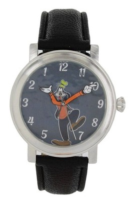 Rare Disney Vintage style backward ticking watch Goofy Molded Hand watch GY5001