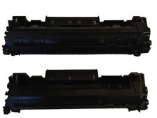 Set Of 2 EMPTY HP Laserjet black toner cartridges model 48A  FREE SHIPPING EMPTY