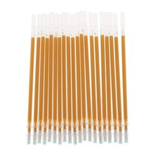 100PCS Glitter Gel Pen Refills, Light Gold, School, Office, Home Art Supplies