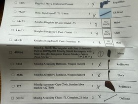 Lego 8780 Citadel of Orlan w/Manual + Cards, 9 Pieces Missing Excellent