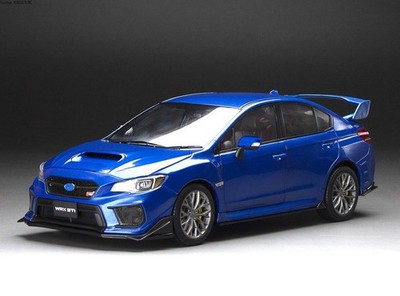 Sunstar 1/18 Subaru WRX Sti 2018 Edition - Blue car model | eBay