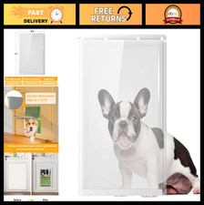 Extra Large Dog Door Replacement Flaps 10.5"x15" - Flexible, Durable, Transparen