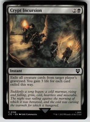Crypt Incursion Normal C The Lord of The Rings 198 NM