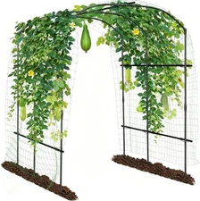 Climbing Plant Support Trellis Frame for Vegetables Garden Use 180x190x220cm