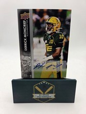 Derrick Moncrief 2022 Upper Deck CFL Autographed Card