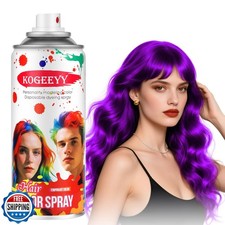 Purple Hair Spray, Hair Spray Temporary for Women Kids Men, Washable Temporar...