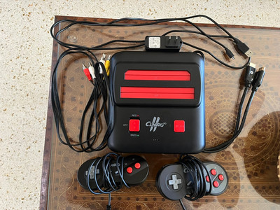 Classiq 2 HD 720p Twin Video Game System Black/Red for SNES/NES *OLD SKOOL*