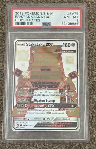 Stakataka-GX graded PSA 8 for sale on eBay