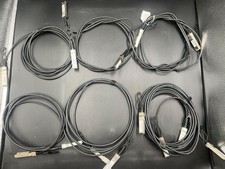 LOT OF 6 Tripplite 10GbE SFP+ DAC N280-03M-BK...