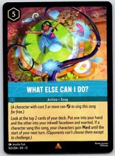 What Else Can I Do 163/204 Rare Wilds Unknown Lorcana Near Mint