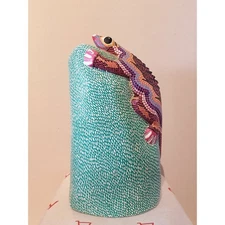 Lizard on Rock - Art Figurine