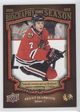 2009-10 Upper Deck Biography of a Season Brent Seabrook #BOS7 0a1