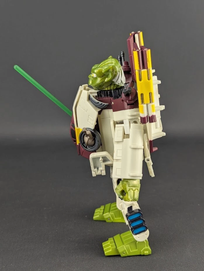 Star Wars Transformers Crossover Yoda complete Hasbro Republic Attack Shuttle - Image 2 of 4