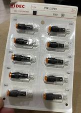 Pack Of (10) IDEC AP8M122APN10 AP8M122 AMBER Lot New!!