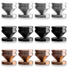 4Pcs 23mm Aluminum Speakers shockproof spike base support Isolation cone feet