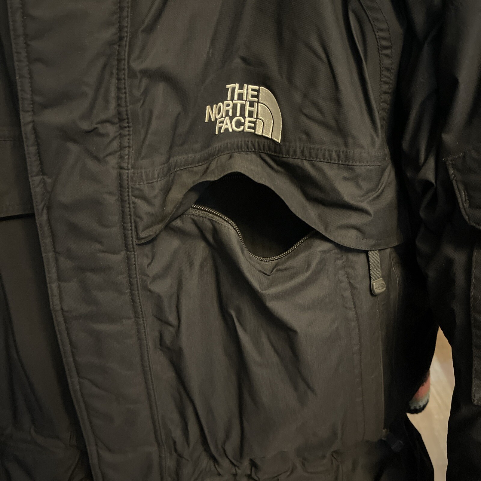 Vintage 90s North Face Puffer Parka Jacket Goose Down 550 Very Rare image 4