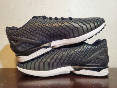 adidas ZX Flux Xeno 2015 Black Reflective Rainbow B24441 sz 12