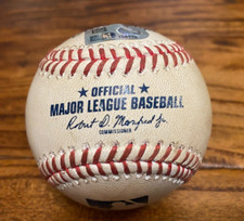 Framber Valdez Astros Game Used OPENING DAY Baseball 3/30/2023 White Sox Hit Out