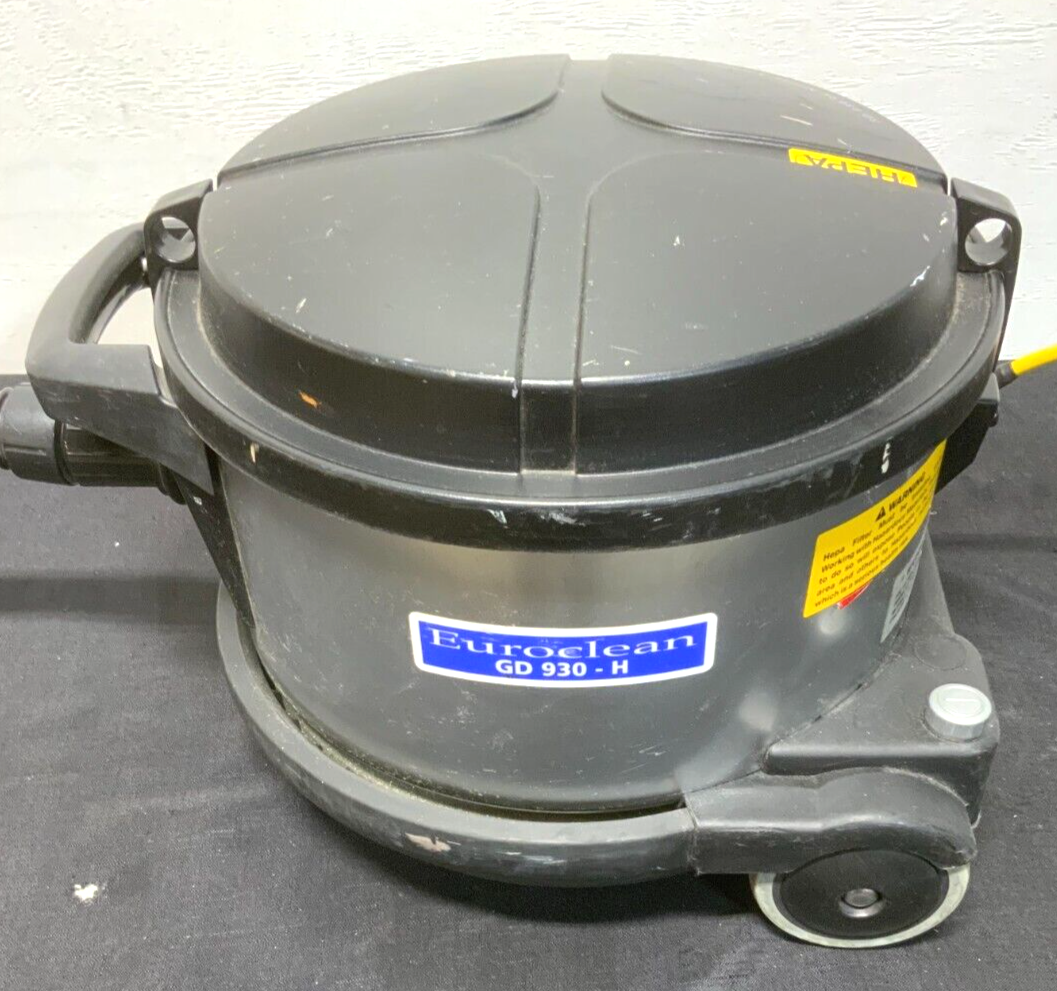 NilfiskAdvance Euroclean GD930 H HEPA Canister Vacuum Sweeper 4 Gallon