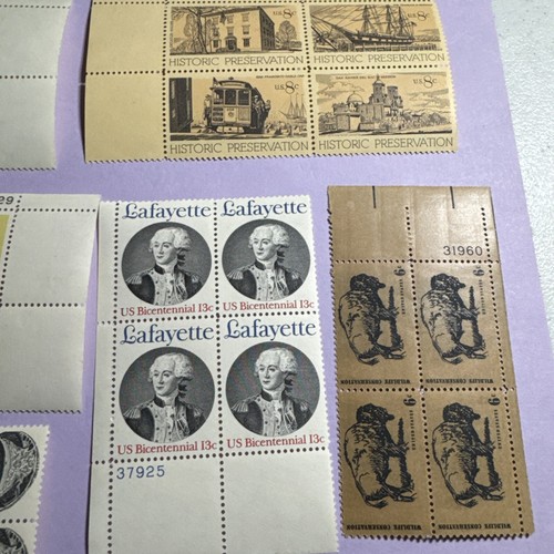 6 US Mixed Zip code & Plate blocks MNH (Lot 16 File 151) - Picture 3 of 6