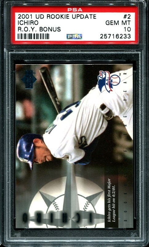 MLB PSA10 2001 UPPER DECK イチロー RC