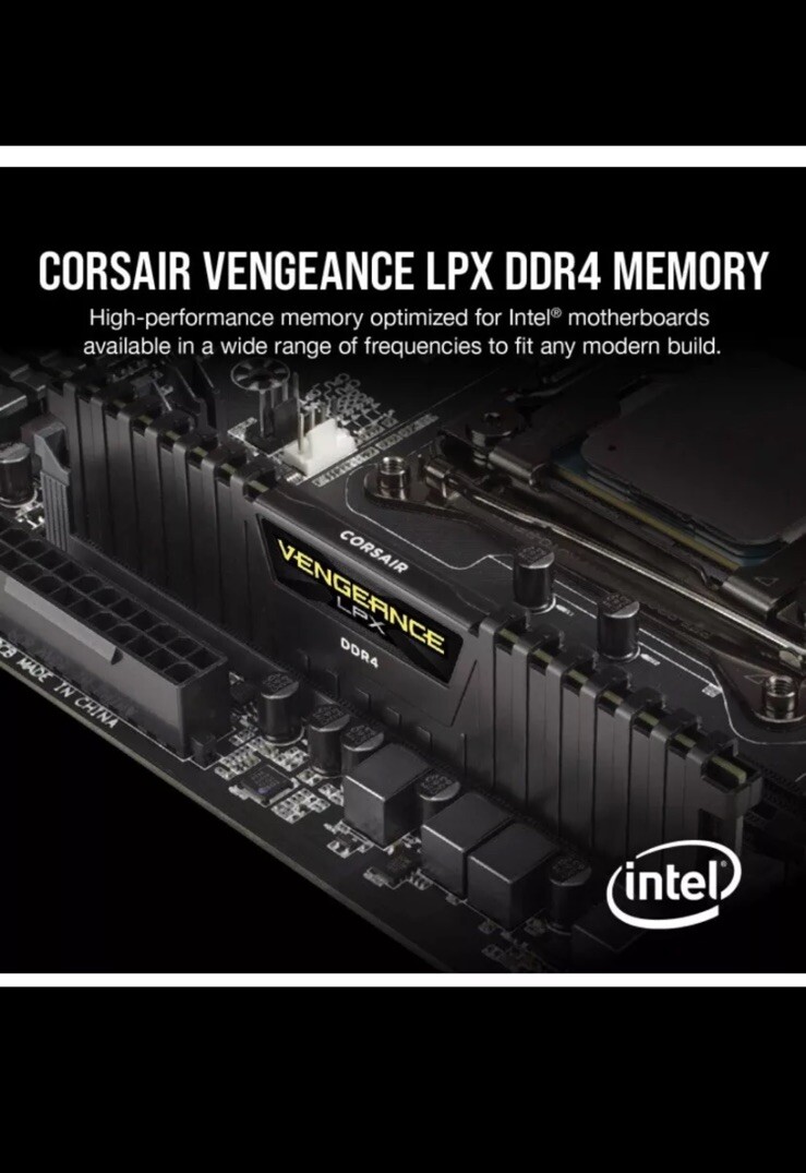 CORSAIR VENGEANCE LPX 16GB (2x8GB) PC4-25600 (DDR4-3200 CORSAIR VENGEANCE LPX 16GB (2x8GB) PC4-25600 (DDR4-3200