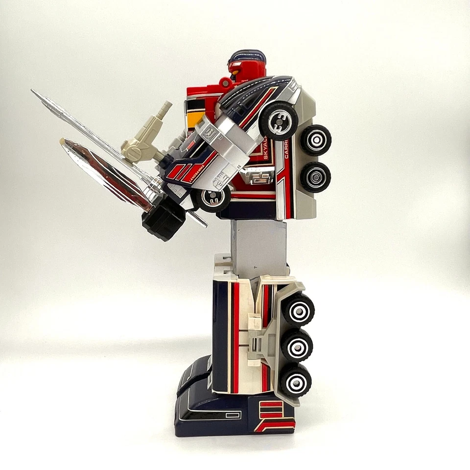 Bandai Dx Five Robo.Earth Sentai Fiveman. Altura de 10 polegadas. Peso de 820 gramas - Imagem 3 de 4