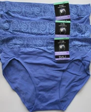 Bali One Smooth U Hi-Cut Pantie 3 Pack Style DF2362 Size XL 8 NWT Retail $28