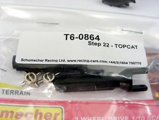 Schumacher 2018 TOP CAT CLASSIC Telescopic Male Drive Shaft U-Joint Set NEW OS