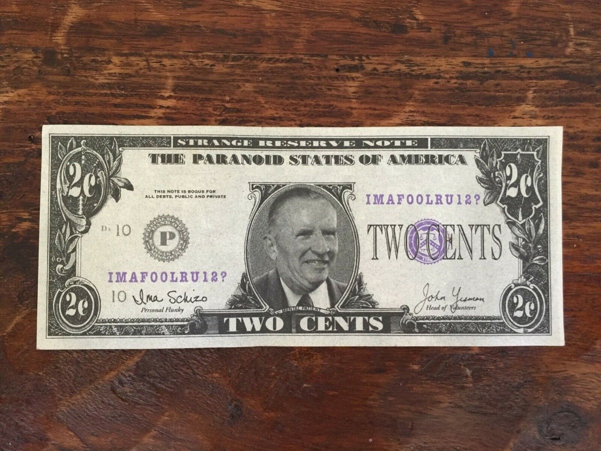 Vintage Rare Slick Times 1993 Anti Ross Perot Political 2 Cent