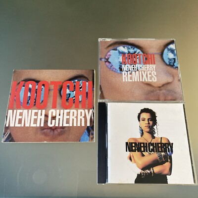 Neneh Cherry 3   LOT-   IMPORTS Kootchi W/Digipak, Raw Like Sushi VG