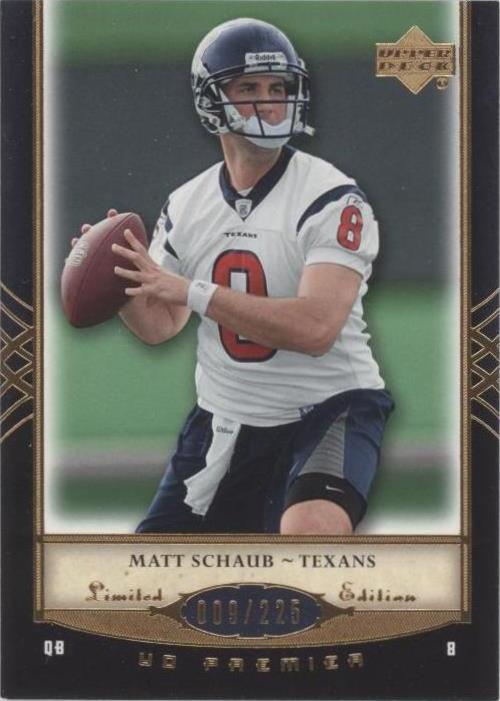 2007 UD Premier Matt Schaub #39 - 1 of 2