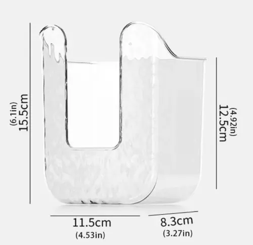Kitchen Wipes Storage Box, Wall-Mounted Tissue Box, for Bathroom Kitchen Toilet