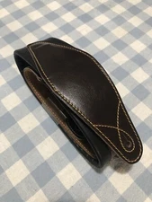 Legato Guitar Strap Leather Double Padded No Logo 2.7 Inches Wide