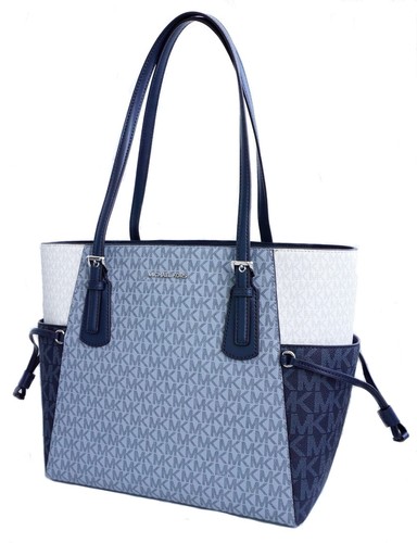 Sac Michael Kors sac à main Voyager LG EW Tote AdmiralMulti neuf - Photo 5 sur 10