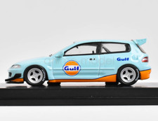 1:64 Blue Civic EG6 Pandem Racing Sports Diecast Metal Car New Gift