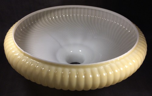 New 16" Antique Style Rib Swirl Nu-Gold Torchiere Lamp Shade Made in USA #TS022 - Picture 3 of 4