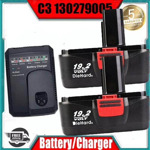 2-Pack DieHard Battery For Craftsman C3 11375 130279005 Cordless Drill 19.2 Volt