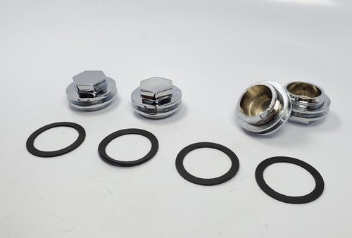 Triumph Rocker / Valve cover Caps (63-72 650 unit engines) - FREE SHIP (US)
