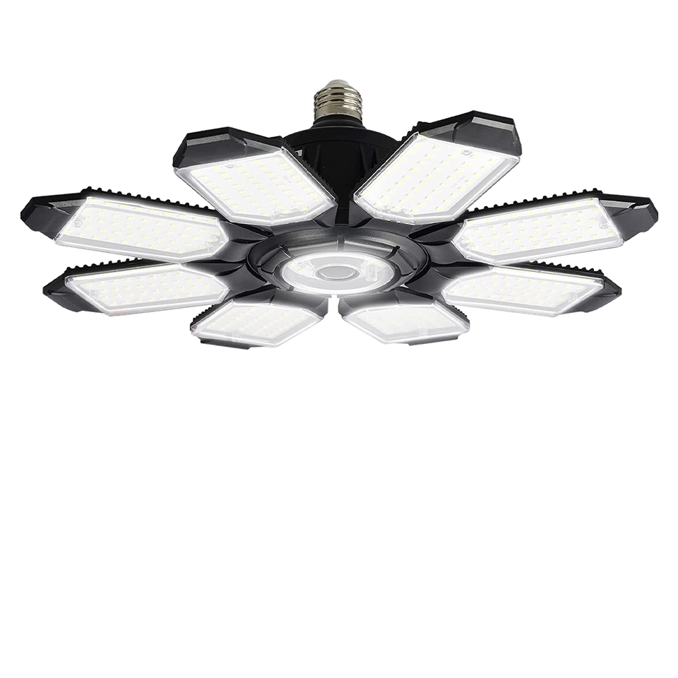 1 4 Pack LED Deformable LED Garage Light Bright Shop Ceiling Lights 1-4-pack-led-deformable-led-garage-light-bright-shop-ceiling-lights