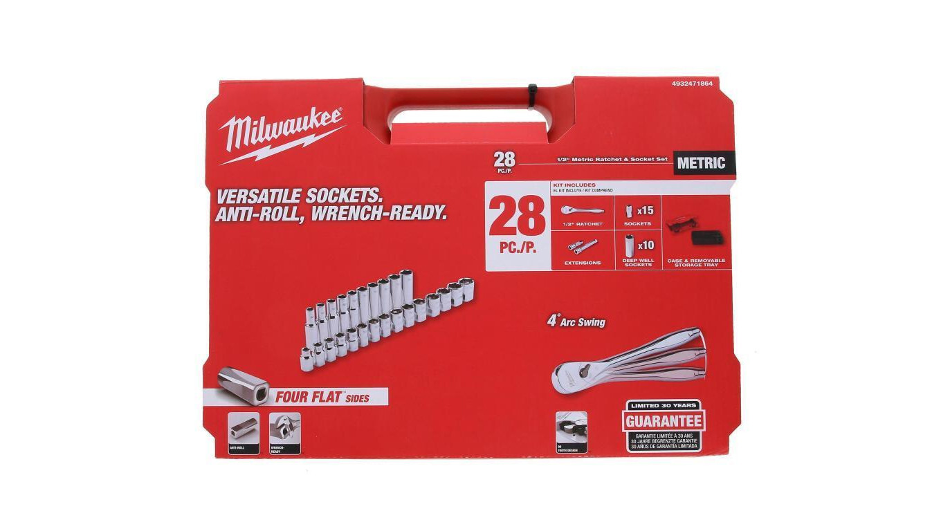 Ratchet socket set 1/2 4932471864 /T2UK