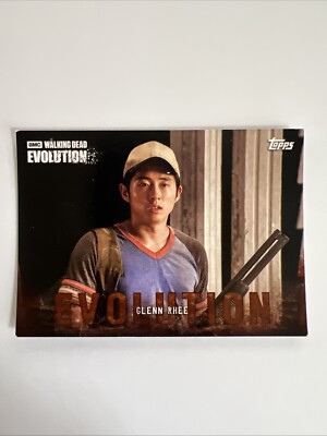 2017 The Walking Dead Evolution #29 Glenn Rhee Trading Card Topps AMC