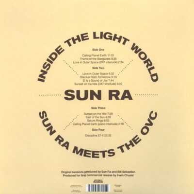 Sun Ra Inside The Light World Sun Ra Meets The OVC 2LP Vinyl