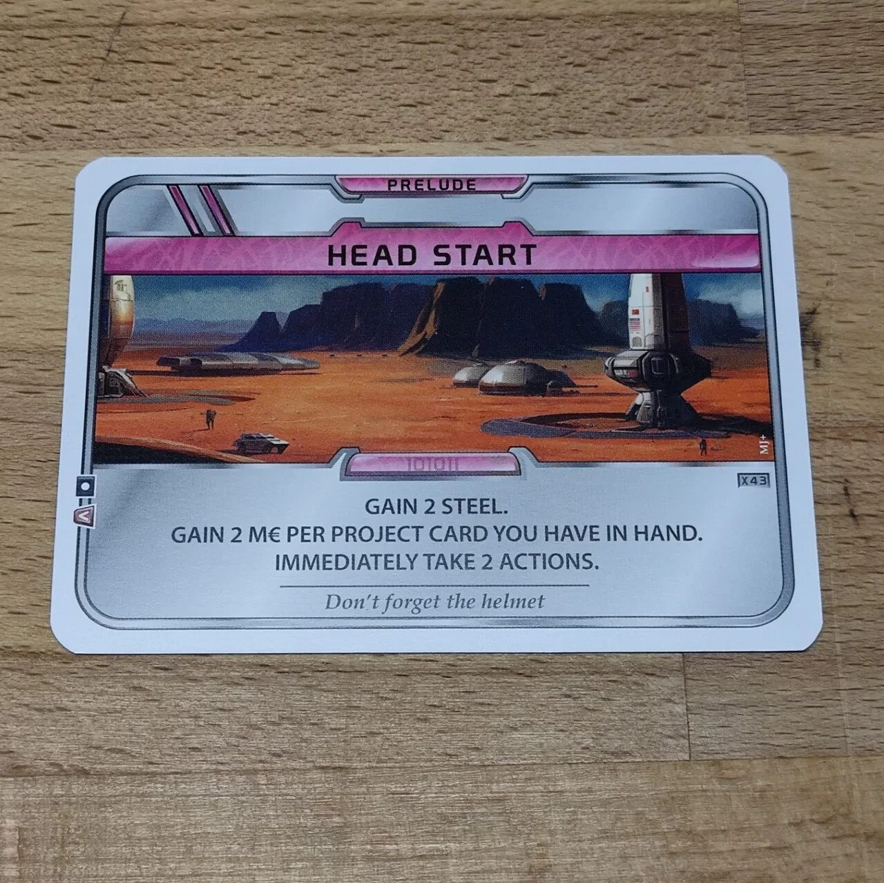 Terraforming Mars Winter 2022 Promo Card: Head Start