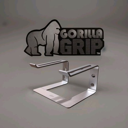 Laptop Stand GORILLA GRIP METAL alum. SIZE 10" AN UP 10.2" X 9.25" X 5.9"